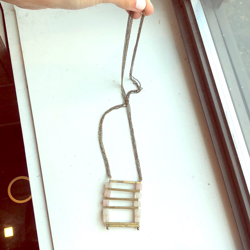 Anthropologie necklace stone